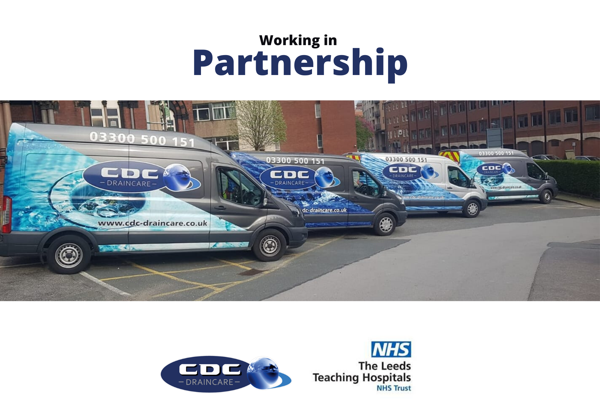CDC-Draincare has secured an exciting new contract working with Leeds Teaching Hospitals.